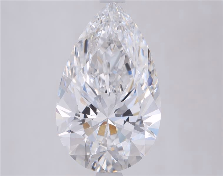 1.01ct Pear Cut Lab-Grown Diamond, D Color, IF Clarity, 9.33mm ID