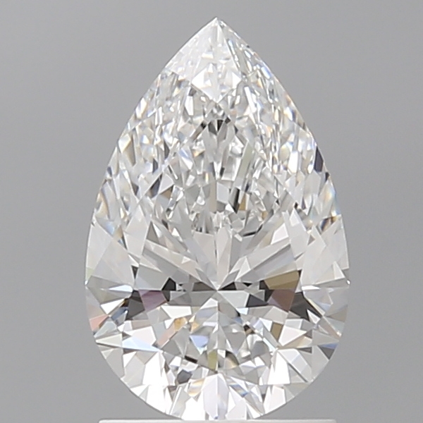 1.83ct Pear Cut Lab-Grown Diamond, D Color, VVS1 Clarity, 10.52mm ID