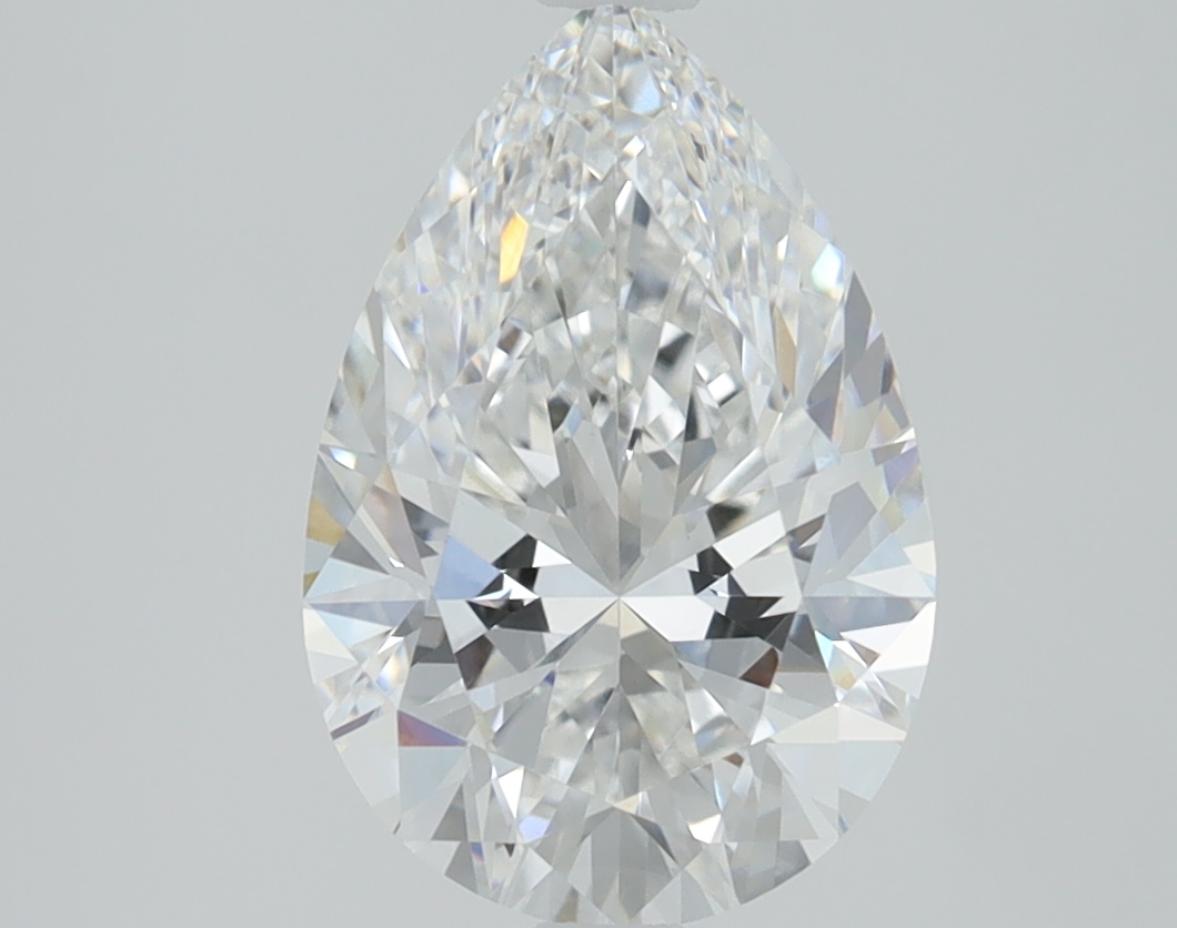 2.15ct Pear Cut Lab-Grown Diamond, D/IF Color Clarity, IGI Certified