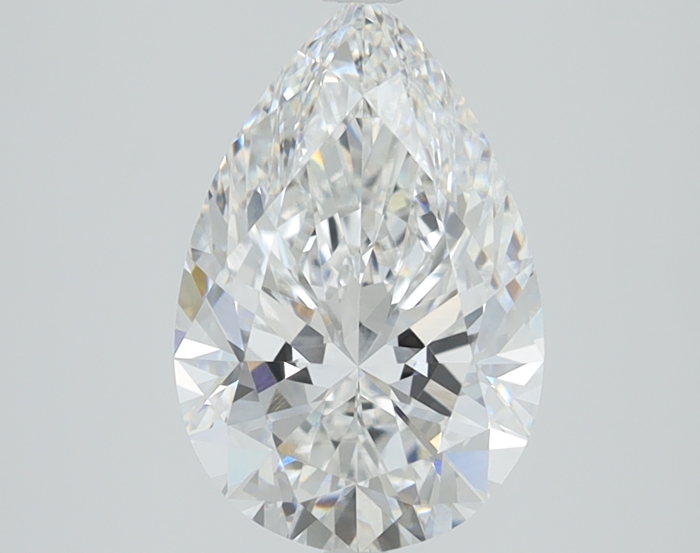 Lab-grown 2.15ct Pear Diamond, D/IF, 11.02mm ID