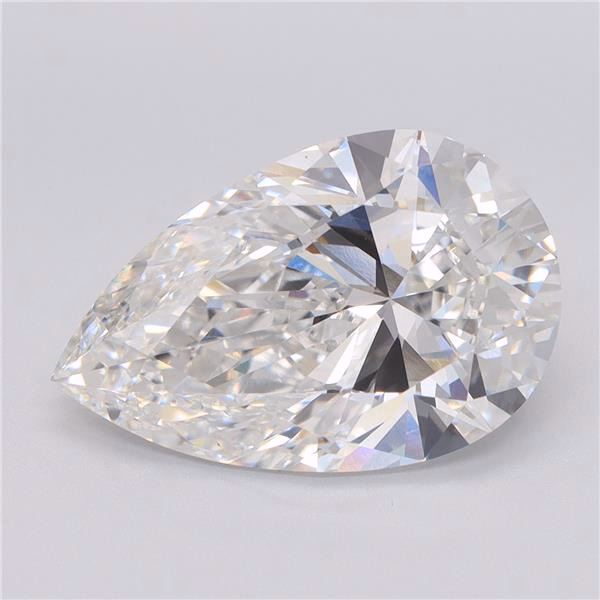 2.23ct Pear Cut Lab Diamond, E Color, VVS1 Clarity