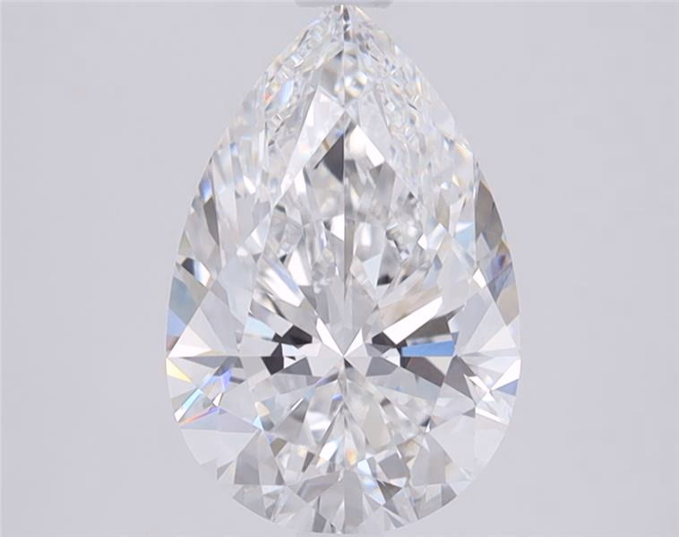2.54ct Pear Cut Lab-Grown Diamond, D/IF, 12.07mm ID
