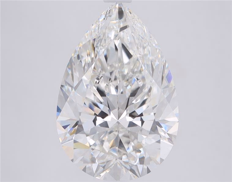 2.98ct Pear Cut Lab Diamond, E Color, VVS1 Clarity, 12.29mm ID