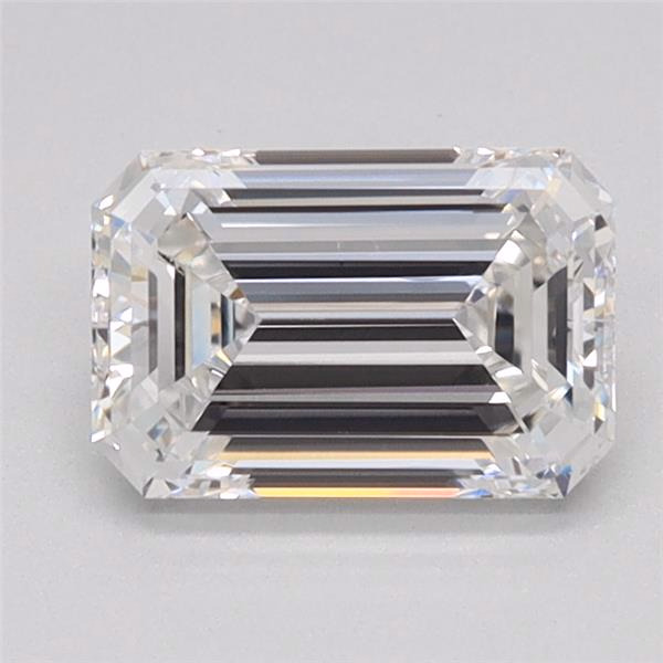 1.51ct Emerald Cut Lab-Grown Diamond, E/IF, 7.70mm ID