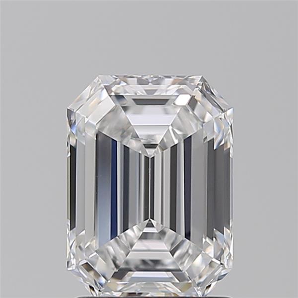 1.52ct Emerald Cut Lab-Grown Diamond, D Color, SI1 Clarity