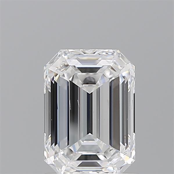 1.52ct Emerald Cut Lab-Grown Diamond, D Color, SI1 Clarity