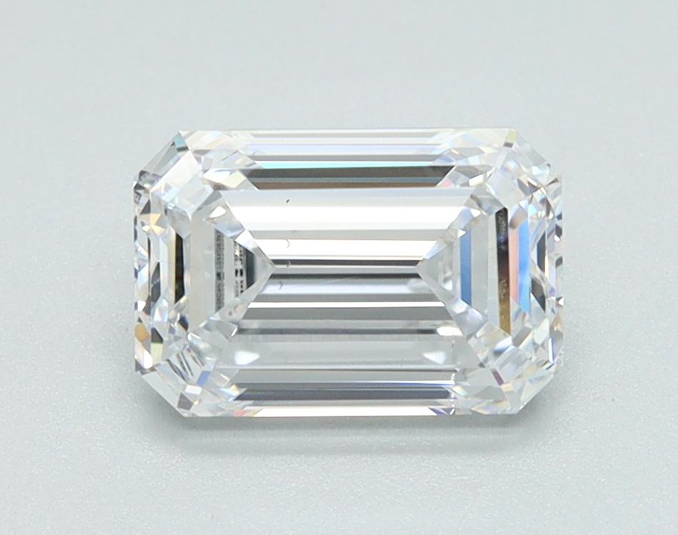 1.52ct Emerald Cut Lab-Grown Diamond, 7.90mm ID, D Color, SI1 Clarity