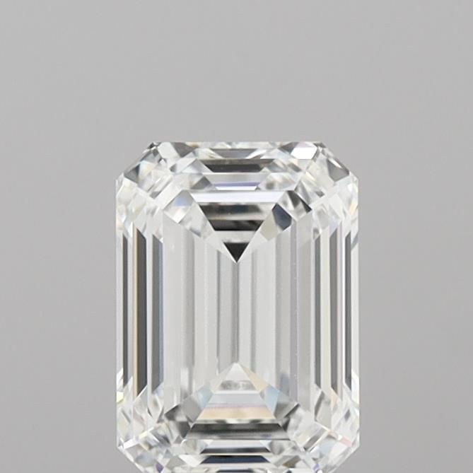 1.61ct Emerald Cut Lab-Grown Diamond, E Color, VVS1 Clarity, 7.82 X 5.53 X 3.63 mm