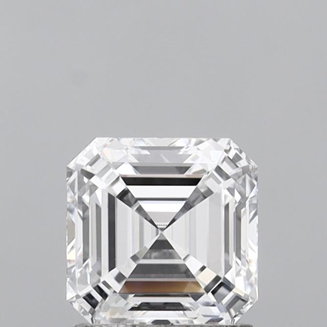 Lab-grown 1.55ct Asscher diamond, D/IF, 6.34mm ID