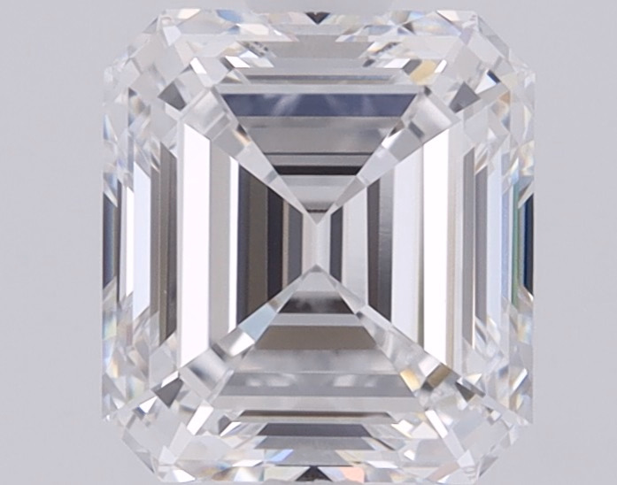 2.06ct Lab-Grown Diamond, Asscher Cut, E/VVS1, 7.10mm ID