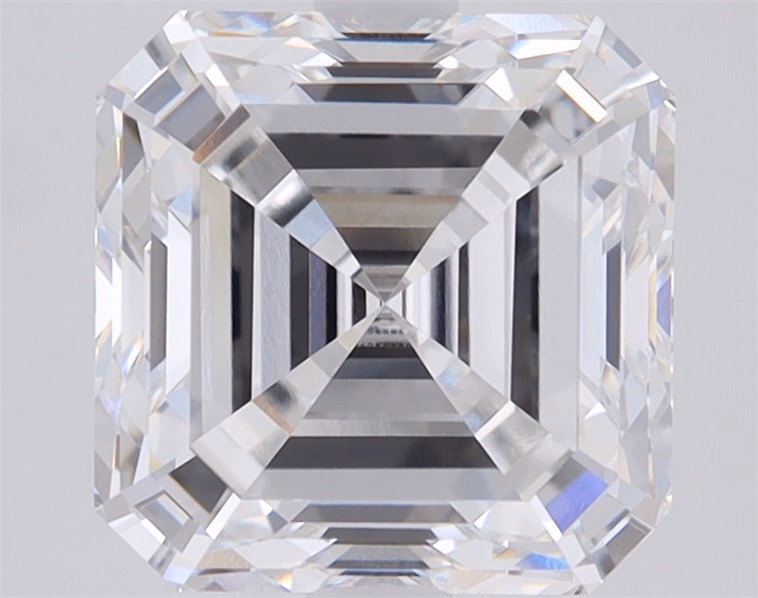 2.18ct Lab-Grown Diamond, Asscher Cut, E/VVS1, 7.18mm ID