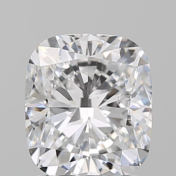 1.51ct Cushion Cut Lab-Grown Diamond, D Color, SI1 Clarity, 7.34mm ID