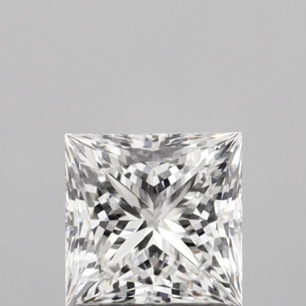 1ct Princess cut lab-grown diamond, D color, IF clarity, 5.42mm ID