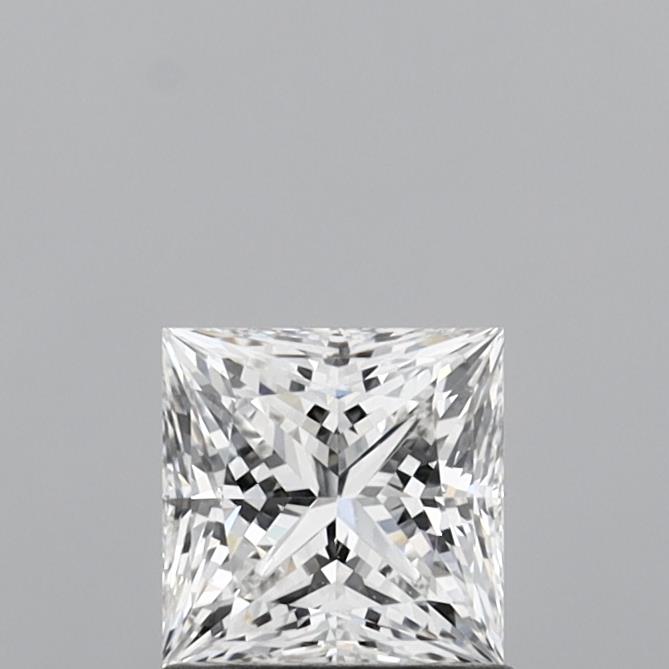 1.06ct Princess cut lab-grown diamond, F color, VVS1 clarity, 5.58mm ID