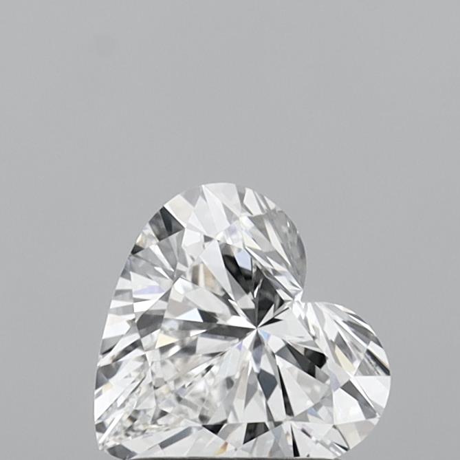 1.08ct lab-grown heart diamond E/VVS1, 6.75mm ID