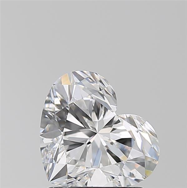 1.57ct lab-grown heart diamond, D color, VS2 clarity, IGI certified