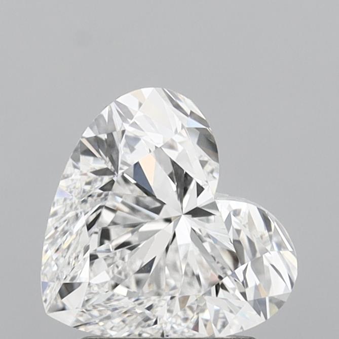 2.05ct Heart Cut Lab-Grown Diamond, D/VVS1, 7.79mm ID