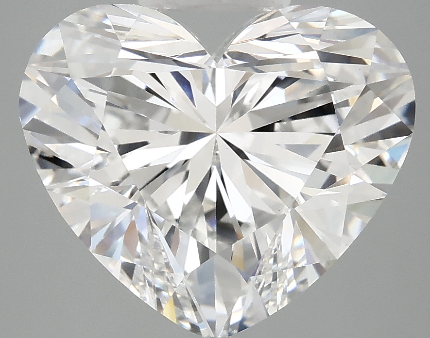 5.08ct Heart Cut Lab-Grown Diamond, E/VS1, 10.42mm x 12.23mm x 7.09mm