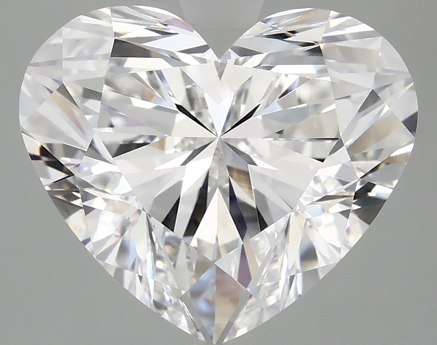 5.09ct Heart Cut Lab-Grown Diamond, E/VS1, 10.23mm ID