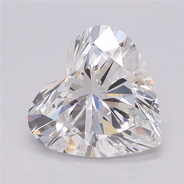 3.87ct Heart-Shaped Lab-Grown Diamond, E/VS1, 9.83mm ID