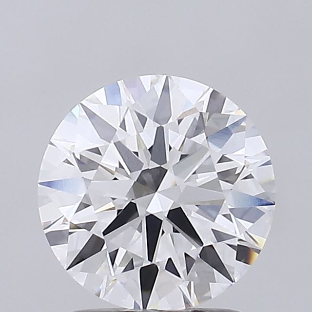 1.9ct round lab-grown diamond, F color, VVS2 clarity, 7.91mm ID