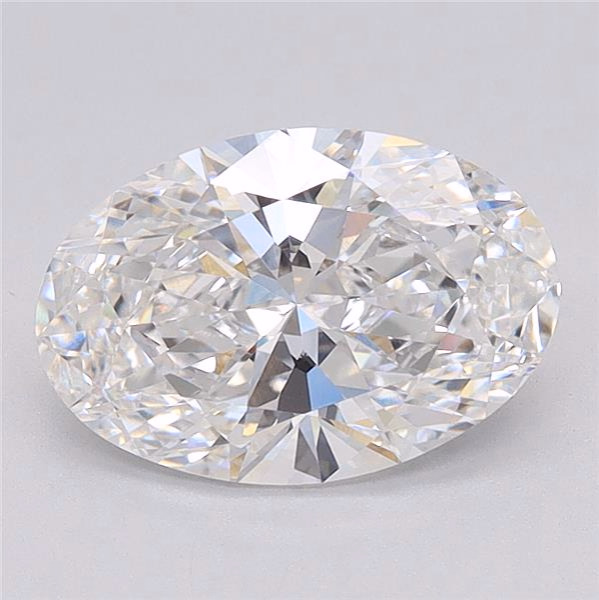 4.61ct Oval Lab-Grown Diamond, F/VVS2, 13.61mm ID