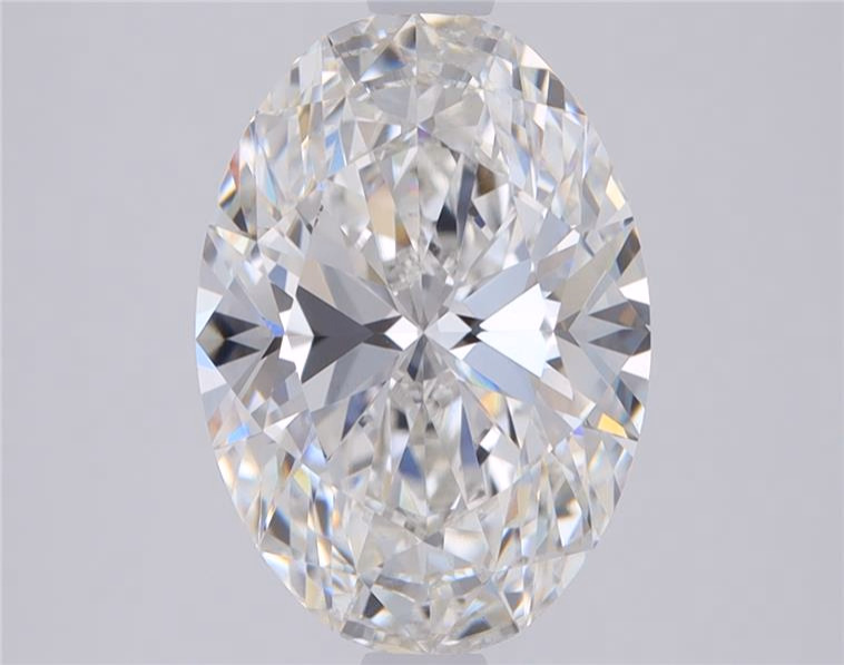 4.72ct oval lab-grown diamond, E/VS1, 13.82mm ID