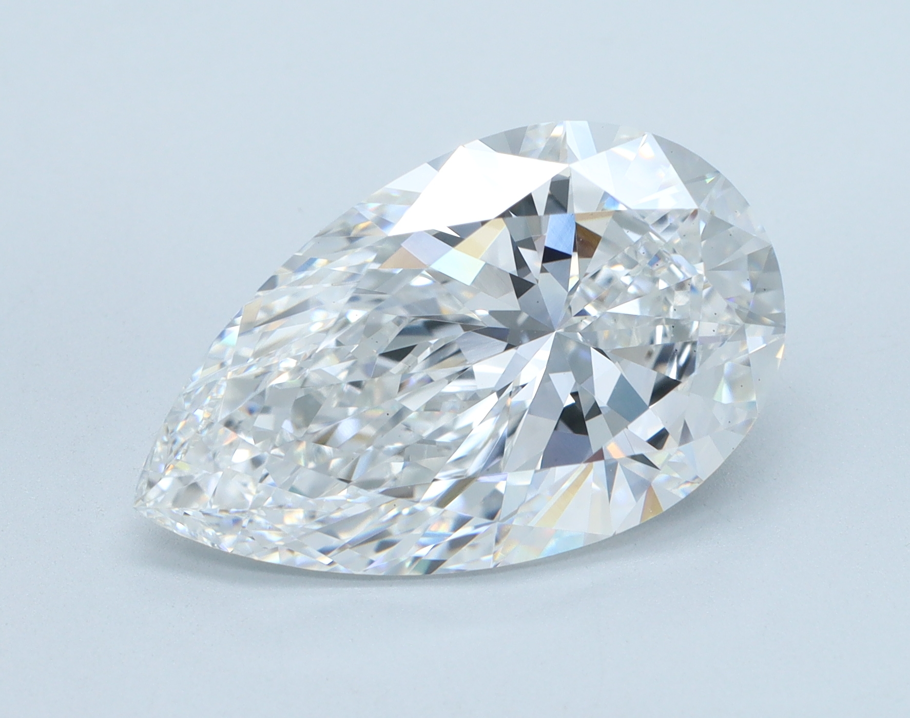 Lab-grown 6.02ct Pear Diamond, D/VS2, 16.69mm ID