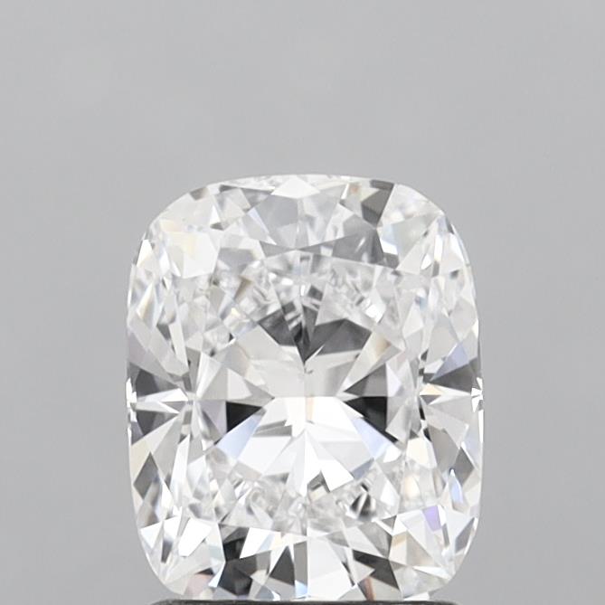 1.5ct Cushion Cut Lab-Grown Diamond, D Color, VVS2 Clarity, 7.73mm ID