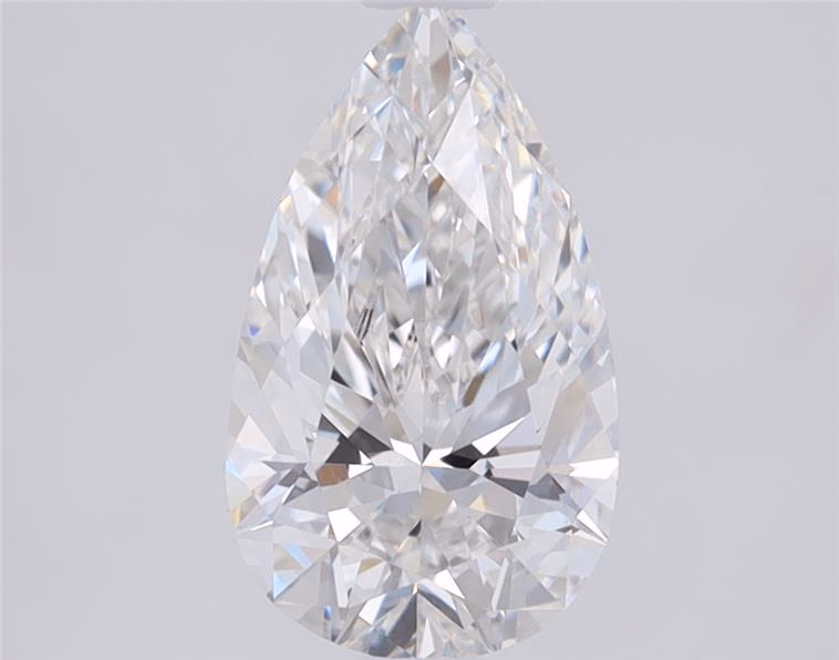 1.53ct Pear Cut Lab-Grown Diamond, E Color, VVS1 Clarity, 9.95mm ID