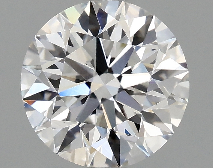 1.37ct round lab-grown diamond, E color, VS1 clarity, IGI certified, measurements 7.01mm ID