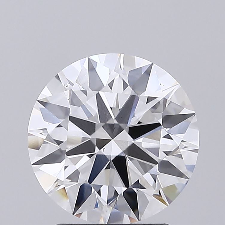 2.16ct round lab-grown diamond, D color, VS2 clarity, 8.29mm ID