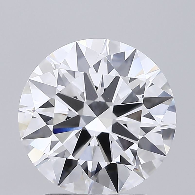 2.19ct Round Lab-Grown Diamond, D Color, VVS2 Clarity