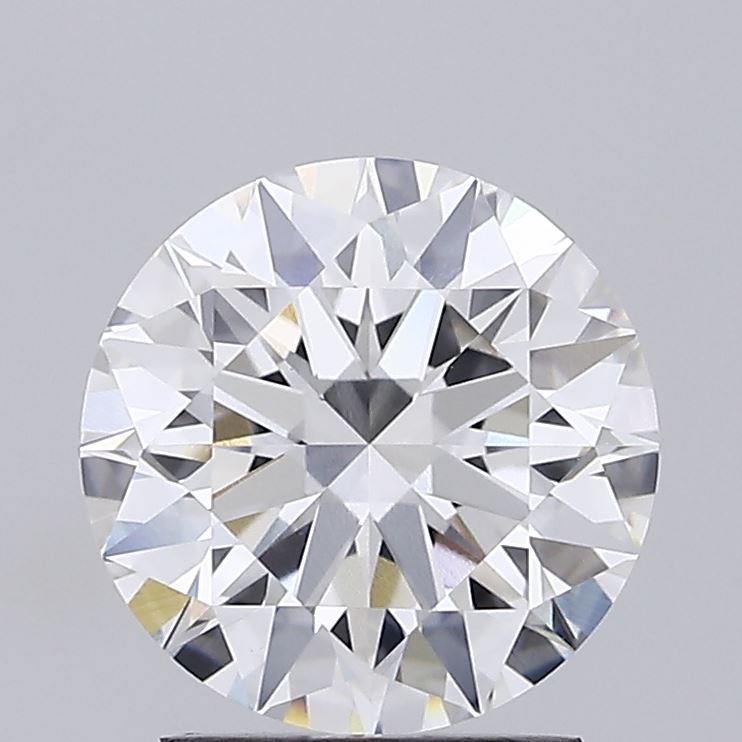 2.19ct Round F/VVS2 Lab Diamond, 8.29mm ID, IGI Certified