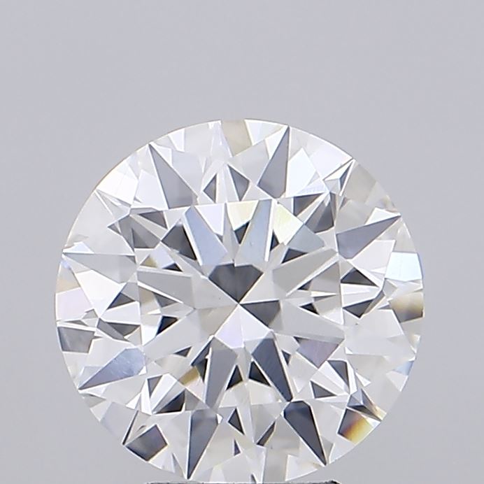 2.57ct round lab-grown diamond, E/VS1, 8.80mm ID