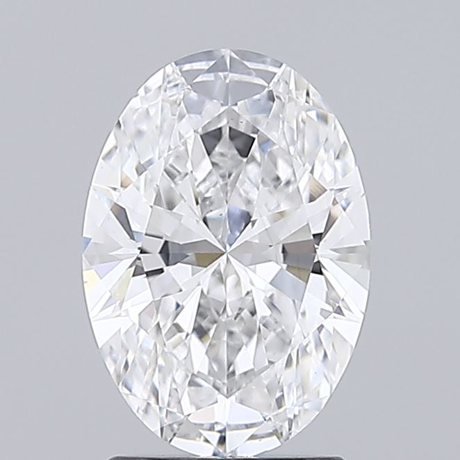 2.15ct oval lab-grown diamond, E color, VS1 clarity, 10.30mm ID