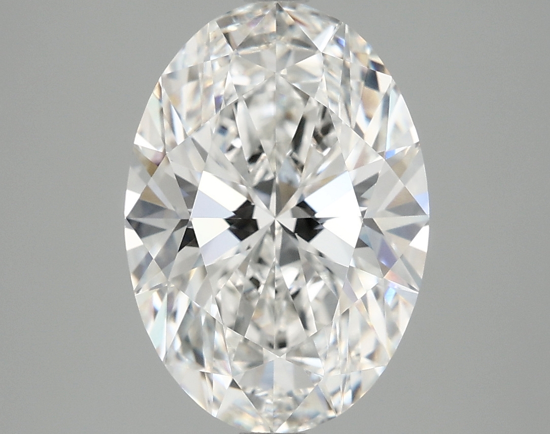 3.74ct Oval Lab-Grown Diamond, F/VVS2, 12.50mm ID