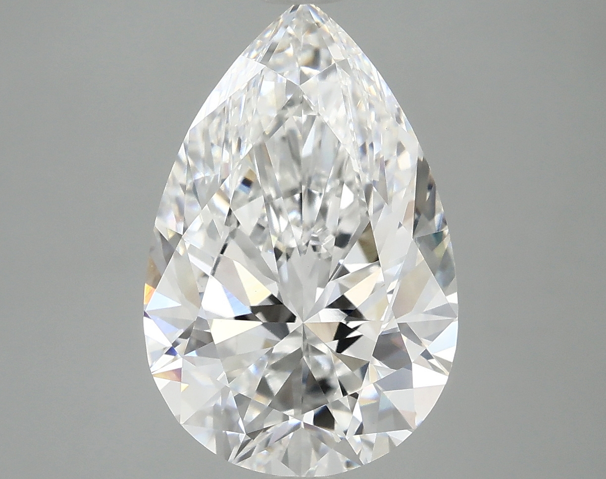5.04ct Pear Cut Lab-Grown Diamond, D Color, VVS2 Clarity, IGI Certified