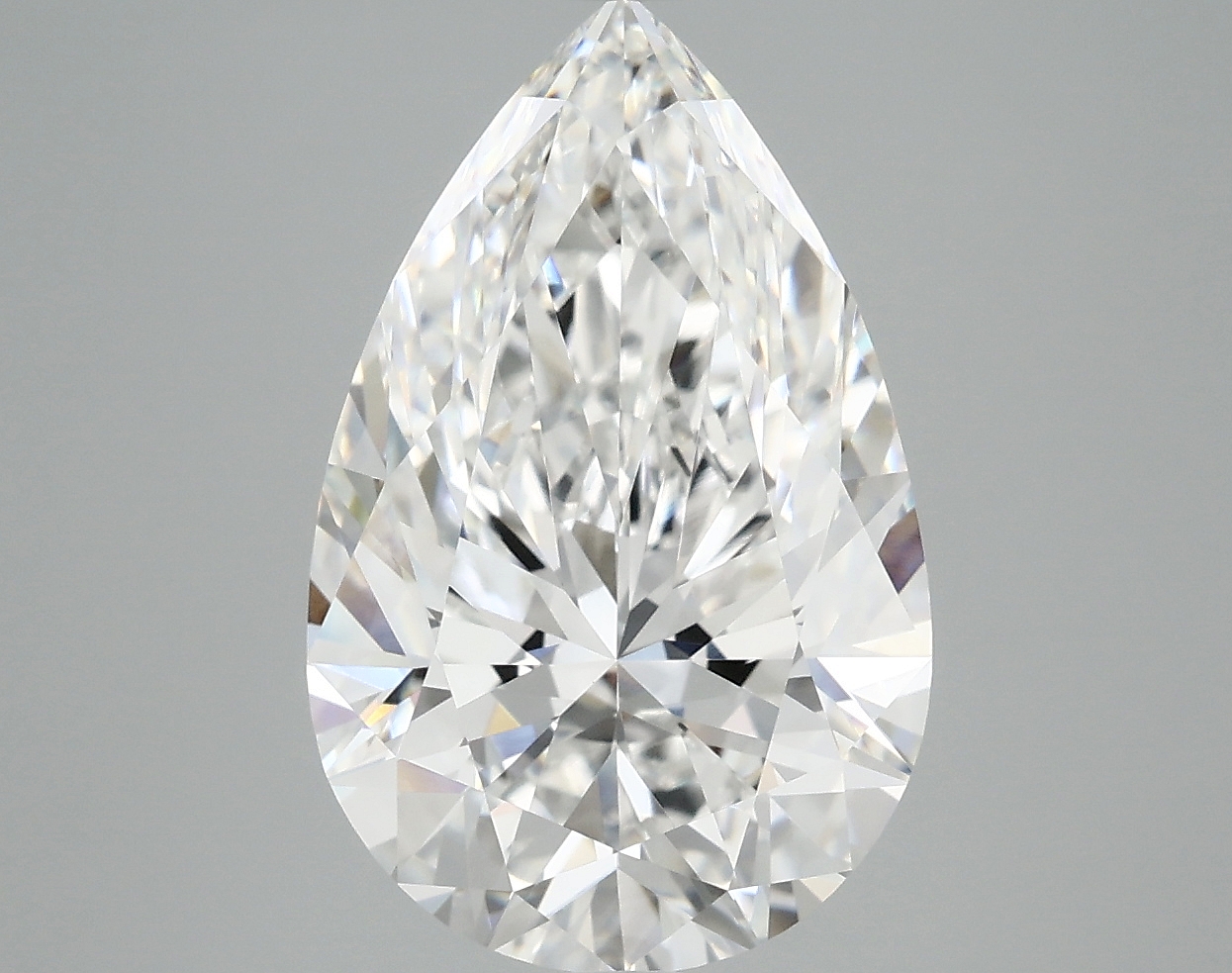 5.06ct Pear Cut Lab-Grown Diamond, D Color, VVS2 Clarity
