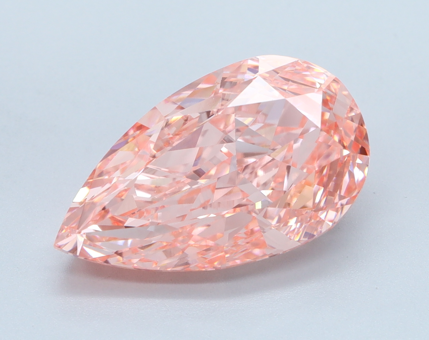 5.09ct Pear lab-grown diamond
