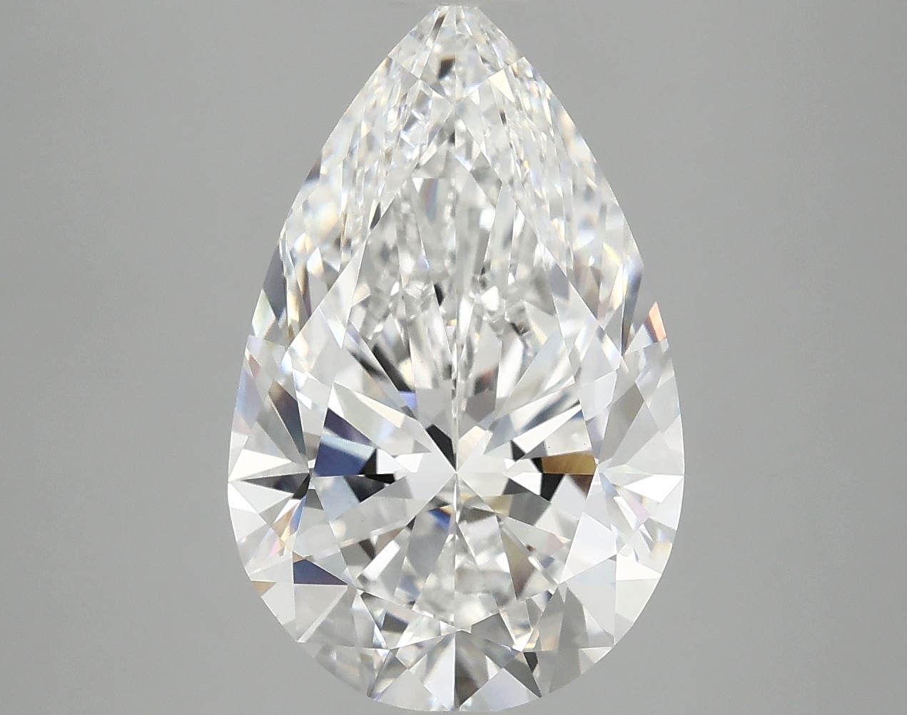 5.10ct Pear lab-grown diamond