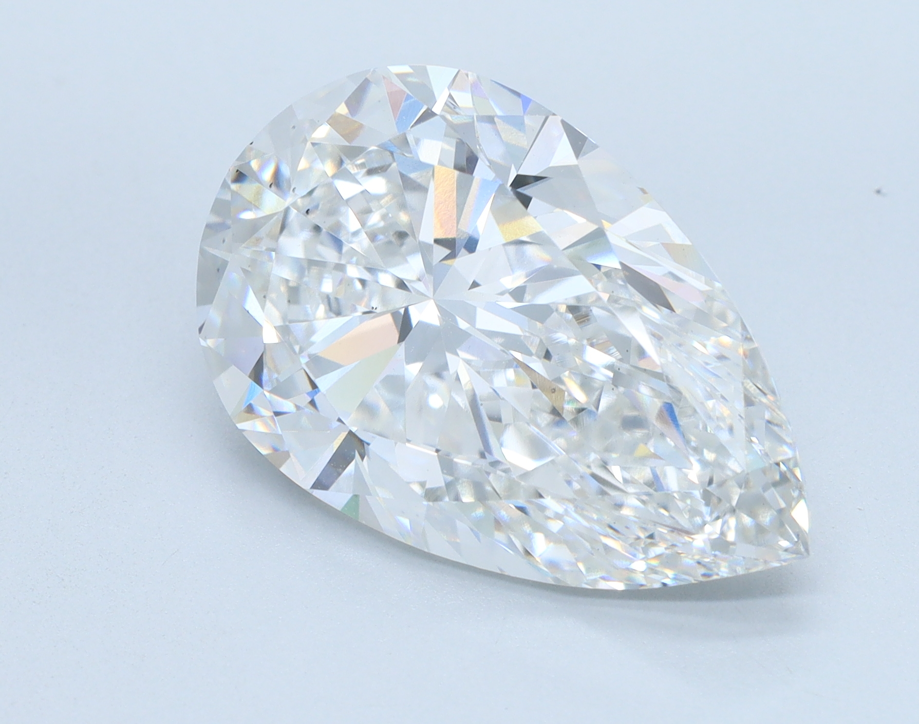 8.05ct Pear Cut Lab-Grown Diamond, F/VS2, 17.09mm