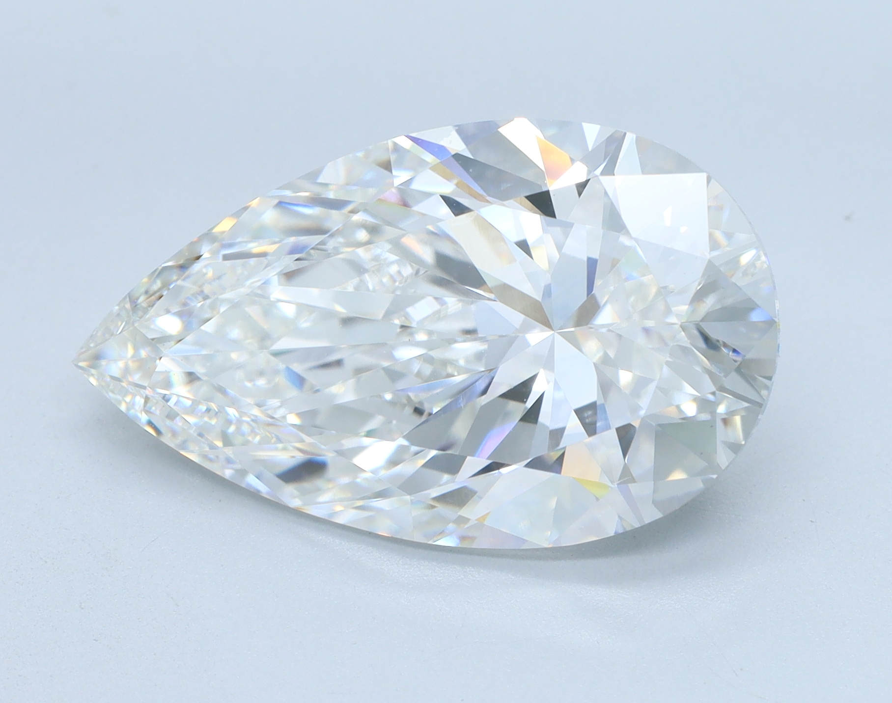 8.09ct Pear lab-grown diamond