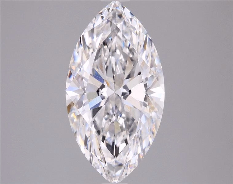 1.06ct marquise cut lab-grown diamond, F color, VVS1 clarity, 10.66 x 5.41 x 3.34 mm