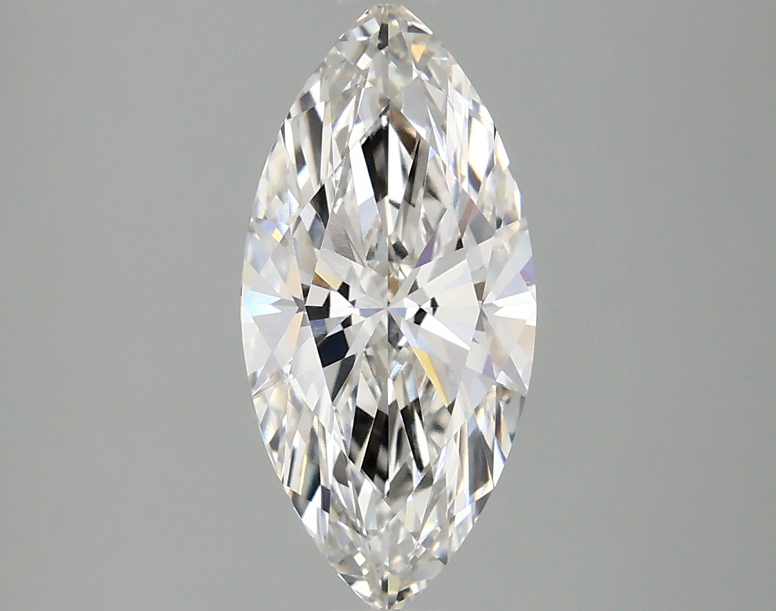 1.81ct lab-grown marquise diamond, F color, VVS1 clarity, 13.16 x 6.29 x 3.90 mm