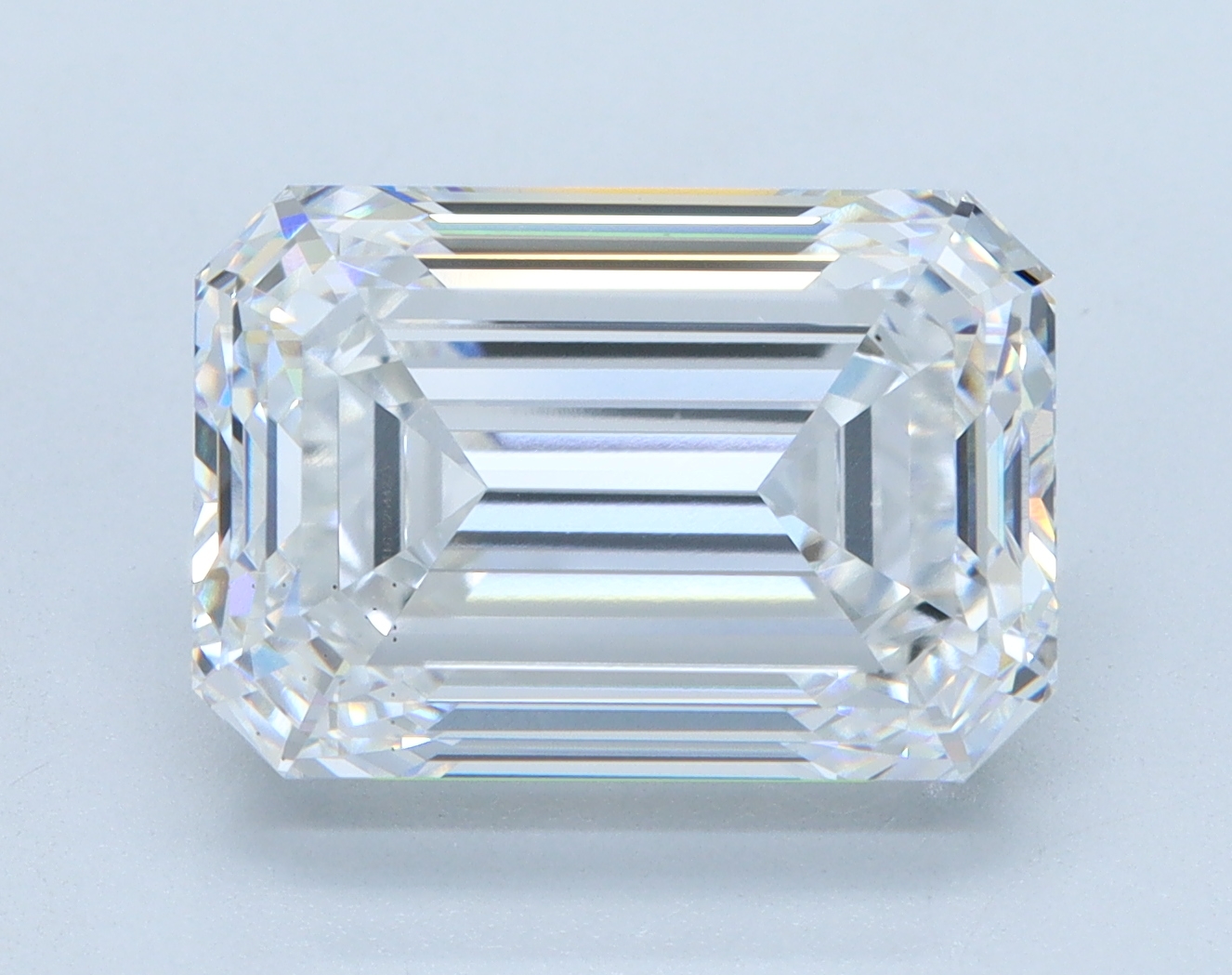 5.37ct Emerald Cut Lab-Grown Diamond, E Color, VS2 Clarity