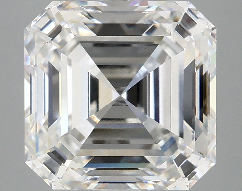 5.05ct Asscher cut lab-grown diamond, E/VS1, 9.64mm ID