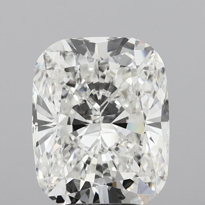 Lab-grown 5.04ct Long Cushion diamond, F/VVS2, 11.54x9.21x5.95mm