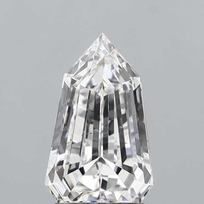 1.57ct lab-grown Shield cut diamond, D color, VS1 clarity, 9.83mm ID
