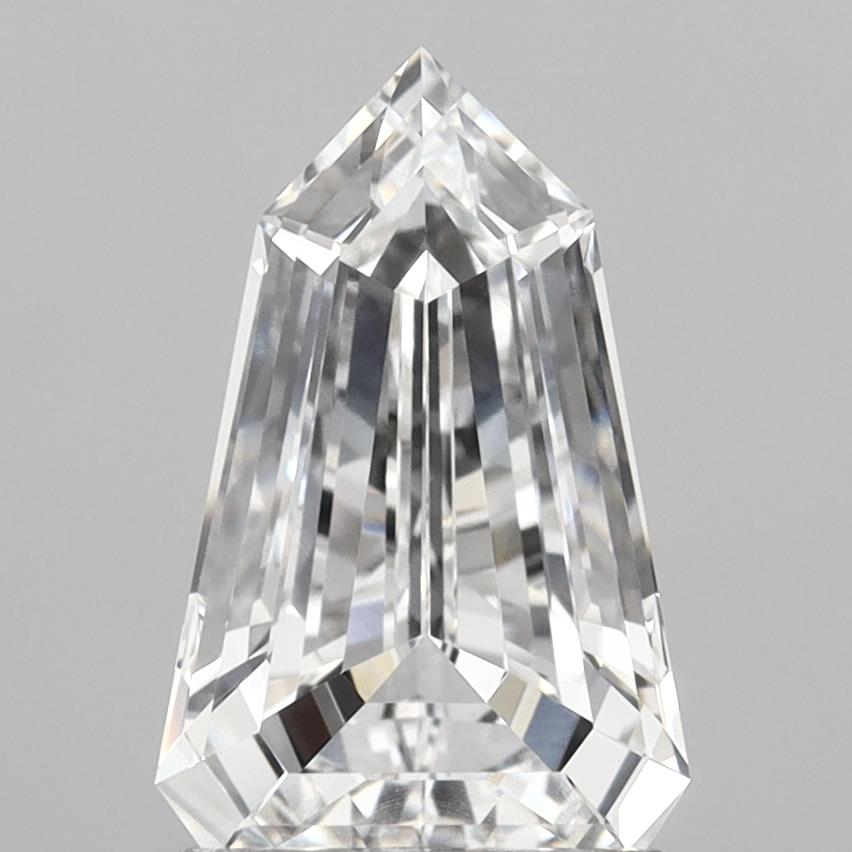 1.58ct Shield Cut Lab Diamond, E/VS1, 9.93mm x 6.46mm x 3.59mm